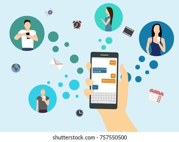 background social networks
