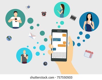 background social networks
