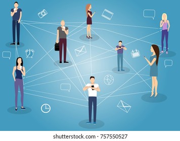 background social networks
