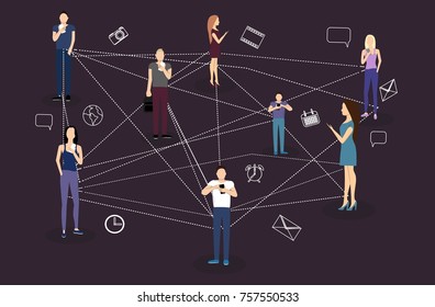 background social networks
