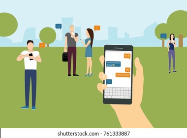 background social networks