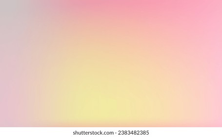 Background Soft Gradient Pastel Wall Studio,Colourful Multicolour Pattern,Vector Illustration Digital Display Template with Pink,Yellow,Orange Neon,Backdrop for Web design,Promotoin,Sale 