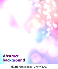 background with soft pink and blue  colors