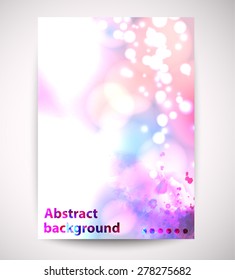 background with soft pink and blue  colors