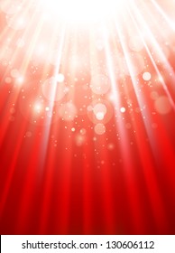 Background solar light curtain