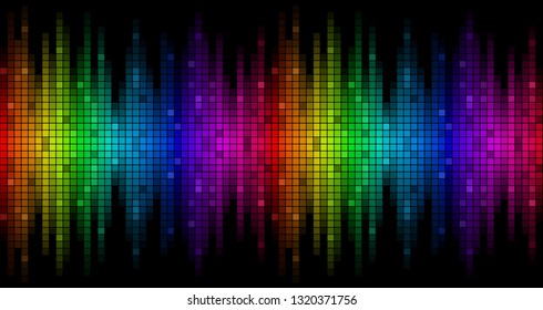 Background with sound scale. 