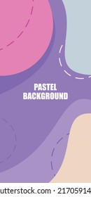 fondo con espacio, Resumen, banner de promoción de medios sociales, web, publicidad, minimalista, color pastel