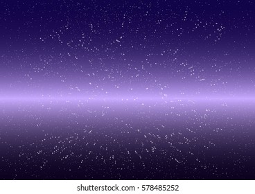 Background of space with stars and gradient 
