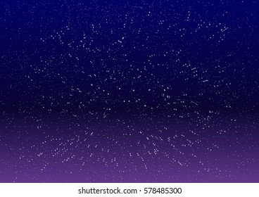 Background of space with stars and gradient 