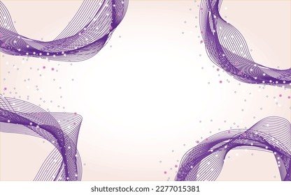 background with sparkle cycle line shape stock vector