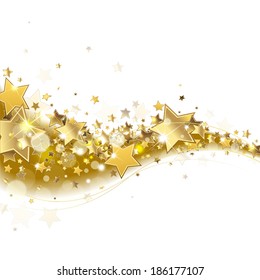 background with sparkling golden stars