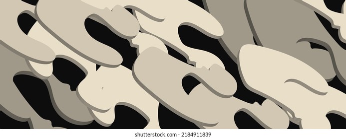 Background with splashes in gray and black.For elegant card design for birthday invite or wedding or menu with abstract black ink waves and golden splashes.