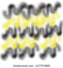 background with splashes of yellow and black colors.