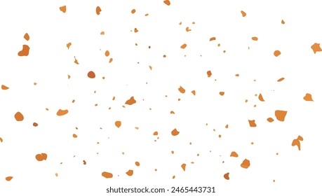 background of splattered snack crumbs scattering