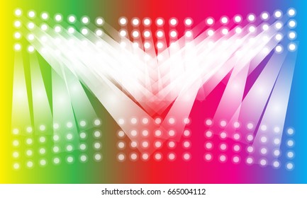 background sport light colorful vector