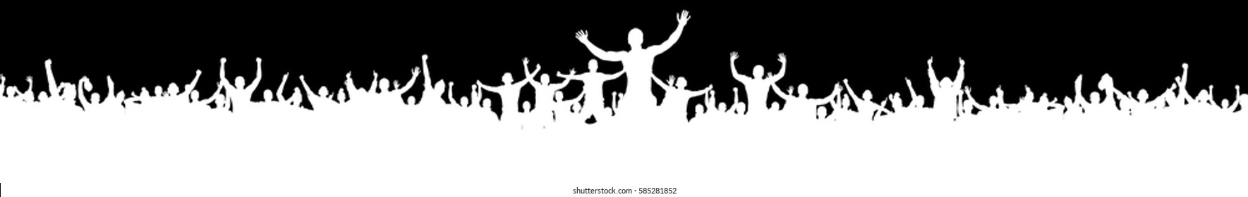 Background for sporting events and concerts.