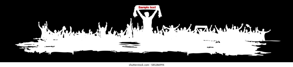 Background for sporting events and concerts.