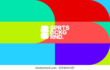 Background for sports event, competition or cup. World Championship 2026. Design with geometric shapes for poster, layout, banner. 