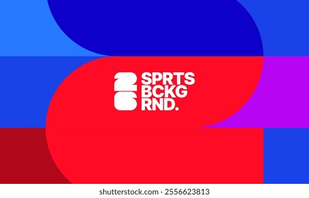 Background for sports event, competition or cup. World Championship 2026. Design with geometric shapes for poster, layout, social media. 