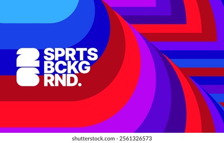 Background for sports event, competition or cup. World Championship 2026. Design with geometric shapes for banner, layout, template. 