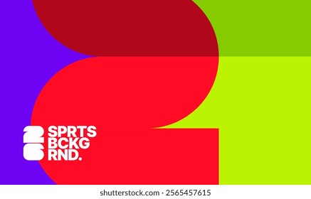 Background for sports event, competition or cup. World Championship 2026. Design with geometric shapes for social media, poster, layout, template. 