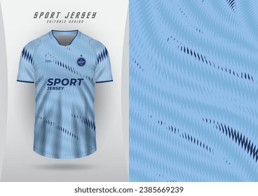 Hintergrund für Sportjersey Football-Jersey mit blauen Zickzag-Mustern auf Jersey