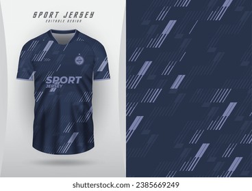 background for sports jersey football jersey running racing jersey, pattern, diagonal dashes, navy blue and gray.