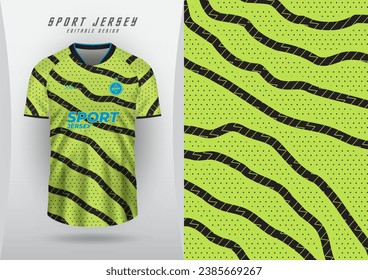 fondo para la camiseta deportiva jersey de fútbol correr jersey patrón zebra y pequeñas manchas, limón y negro.