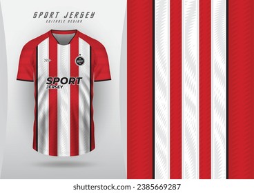 background for sports jersey football jersey running jersey racing red and white stripes and zigzag pattern