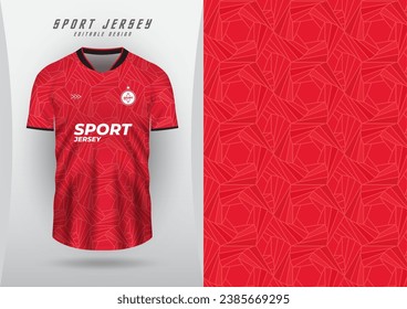 fondo de la serie deportiva jersey de fútbol correr jersey rojo rosa patrón