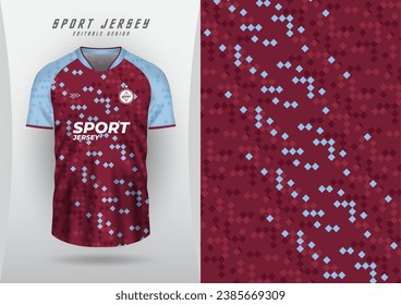 background for sports jersey football jersey running jersey racing small square pattern red and blue