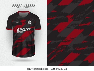 
Background for sports jersey, soccer jersey, running jersey, racing jersey, black and red pattern.