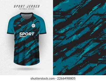 Background for sports jersey, soccer jersey, running jersey, racing jersey, blue and black pattern.