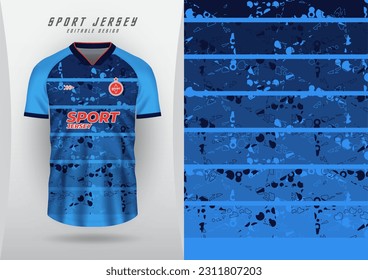 Background for sports jersey, soccer jersey, running jersey, racing jersey, dark blue pattern with design.
