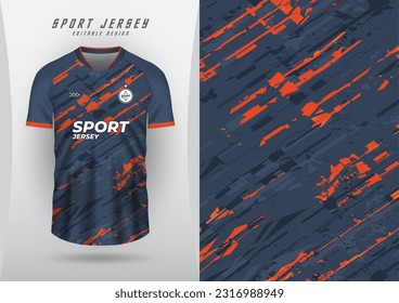 Fondo para la camiseta deportiva, camiseta de fútbol, camiseta de carreras, patrón, grunge oblicuo anaranjado, tonos grises oscuros.