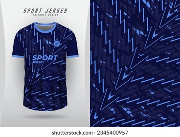 Background for sports jersey, soccer jersey, running jersey, racing jersey, zigzag pattern, navy and blue.