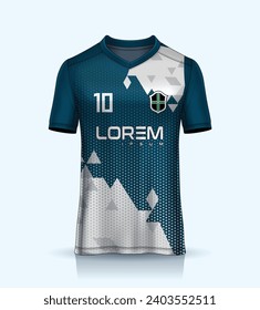 Hintergrund für Sport Jersey, Fußball Jersey, LaufJersey, Rennjersey, Rennjersey, Muster, Minzgrün Tonkorn.