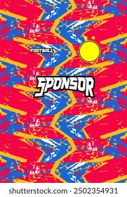 Background for sports jersey, soccer jersey, running jersey, racing jersey, blue white with blue pattern.