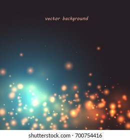 Background with spots of light vector