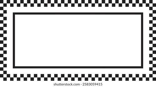 Background square flag racing design template