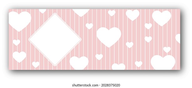 Fondo con un marco cuadrado en el centro con lugar para texto, fotografía o ilustración, y burbujas alrededor para felicitaciones, tarjetas, banners y diseños creativos. Estilo plano