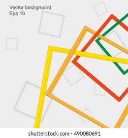 Background square frames. Eps 10.