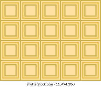 Background of square and yellow tiles.