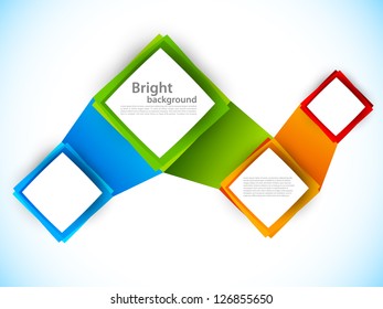 Background with squares. Abstract illustration