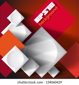 Background with squares. Abstract illustration