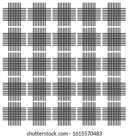 Background of squares consisting of stripes