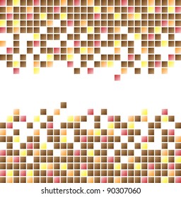 Background with squares different colors