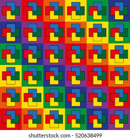 Background with squares, rainbow can be used in the design of your site, design textile, printing industry, in a variety of design projects.