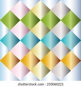 Background with squares tile, vector