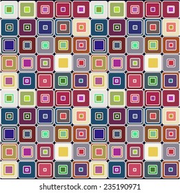 Background with squares. Vector illustration
